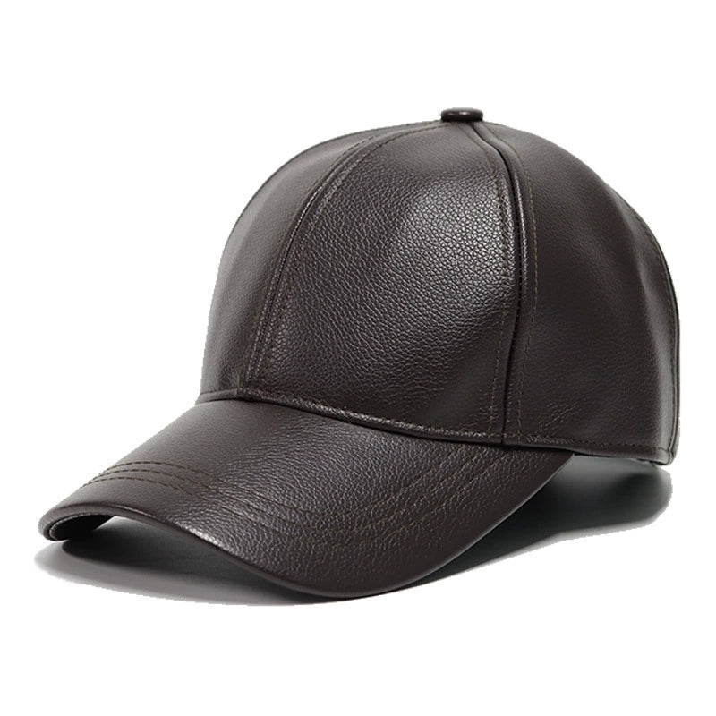 High Quality Retro Cap Thin PU Forward Hat High Four Seasons Wear Visors 4