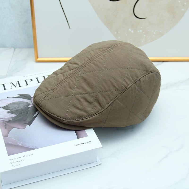 High Quality Retro Cap Thin PU Forward Hat High Four Seasons Wear Visors 5