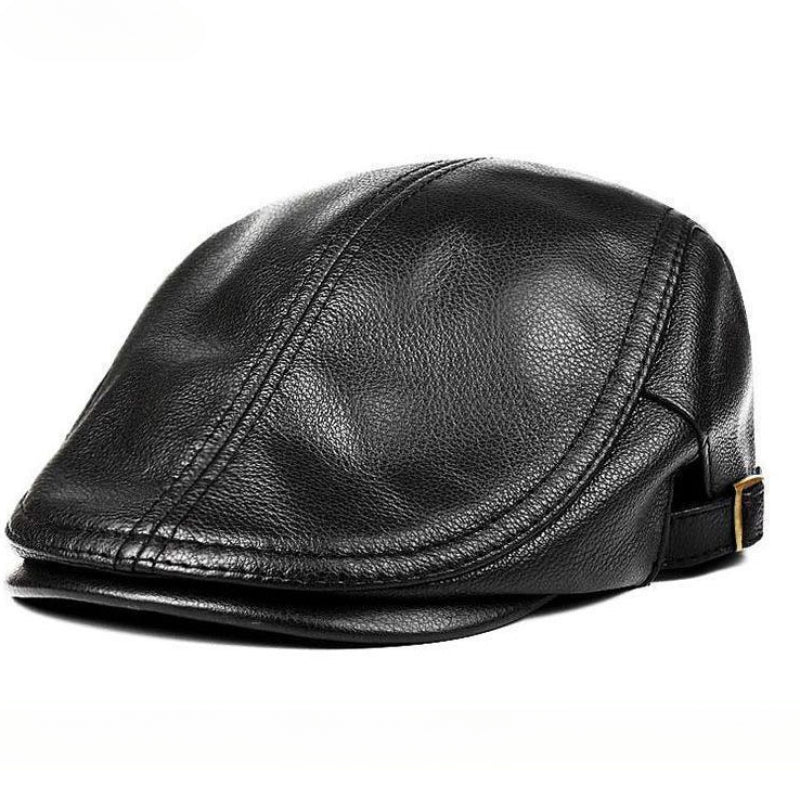 High Quality Retro Cap Thin PU Forward Hat High Four Seasons Wear Visors 7
