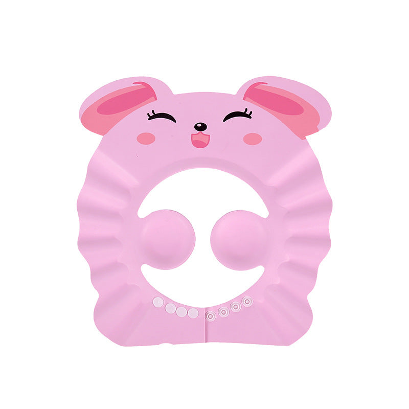 Adjustable Hair Wash Hat For Kids Baby Shower Soft Cap Bathing Shower Protect Head Cover Ear Protec 4