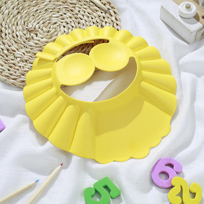 Adjustable Hair Wash Hat For Kids Baby Shower Soft Cap Bathing Shower Protect Head Cover Ear Protec 6