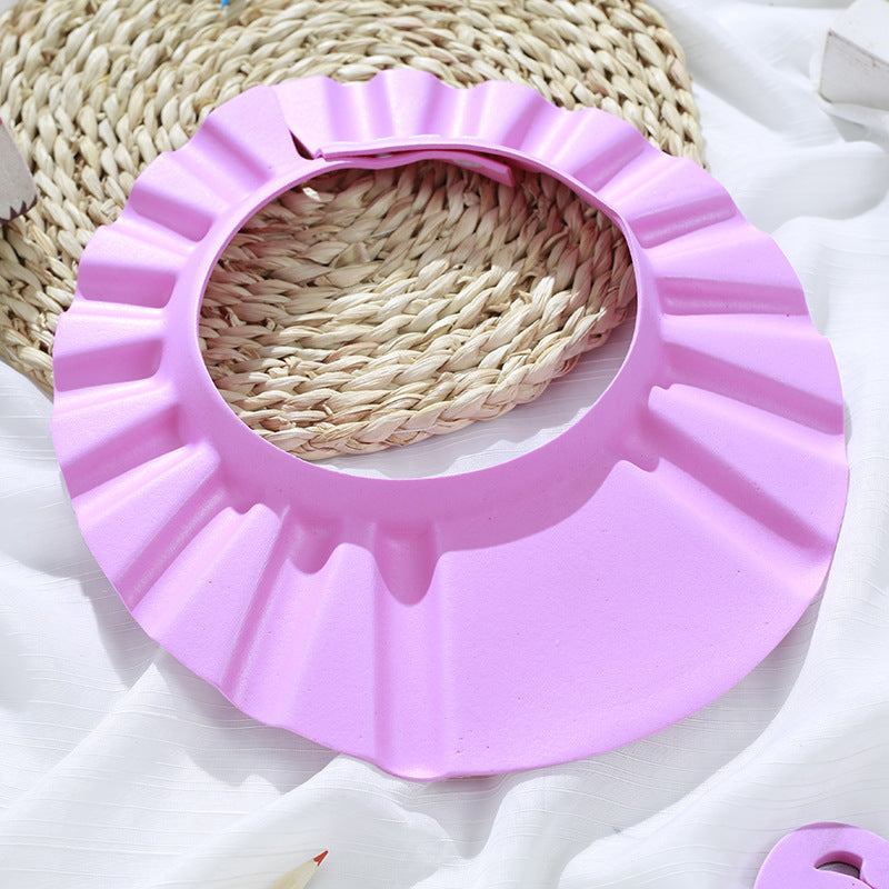 Adjustable Hair Wash Hat For Kids Baby Shower Soft Cap Bathing Shower Protect Head Cover Ear Protec 12