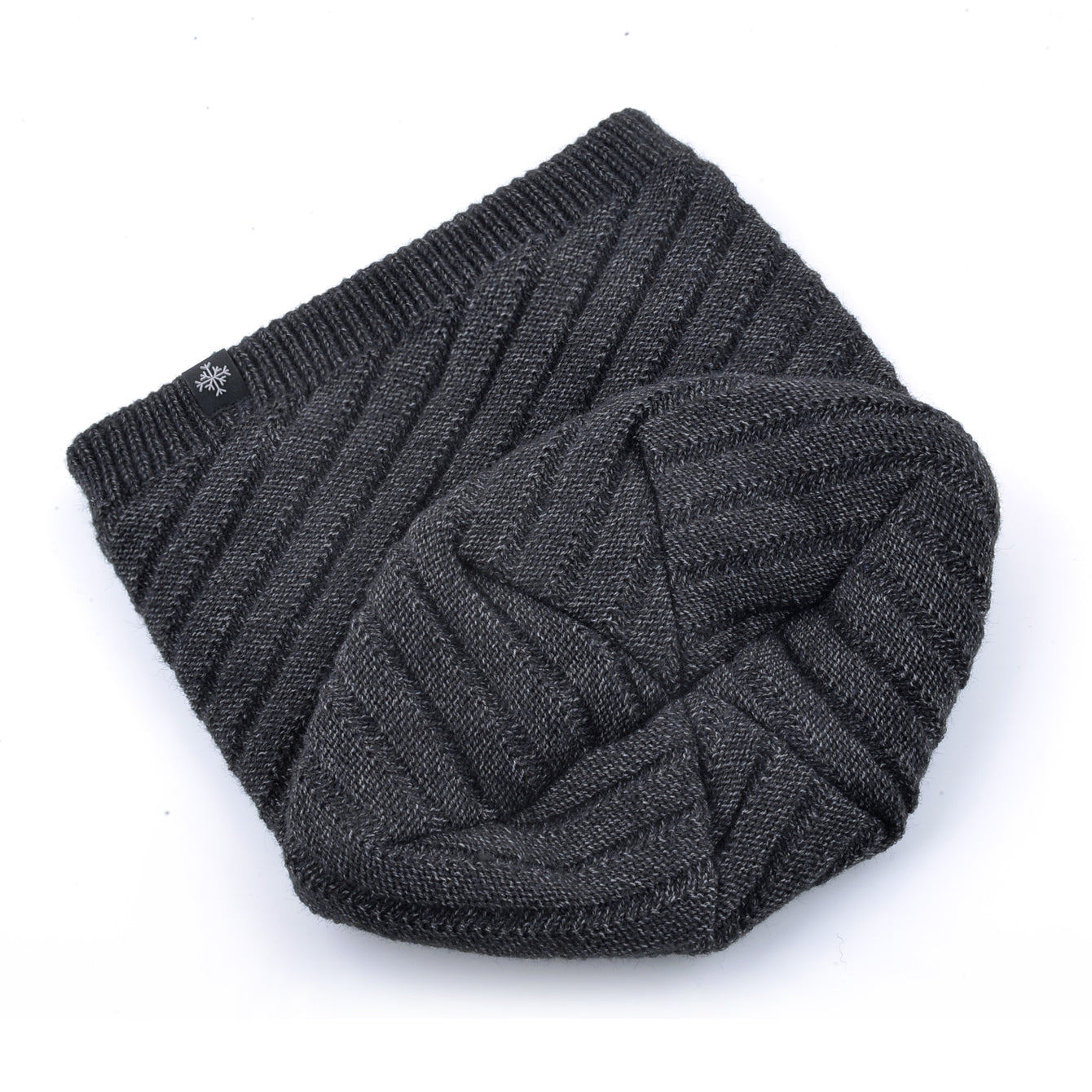 Knitting Striped Winter Knitted Beanie, Outdoor Warm Mens Thick Hats, Double Layers With Velvet Ski Beanies For Men