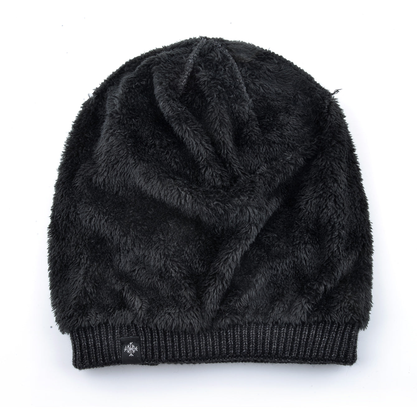 Knitting Striped Winter Knitted Beanie, Outdoor Warm Mens Thick Hats, Double Layers With Velvet Ski Beanies For Men