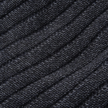 Knitting Striped Winter Knitted Beanie, Outdoor Warm Mens Thick Hats, Double Layers With Velvet Ski Beanies For Men