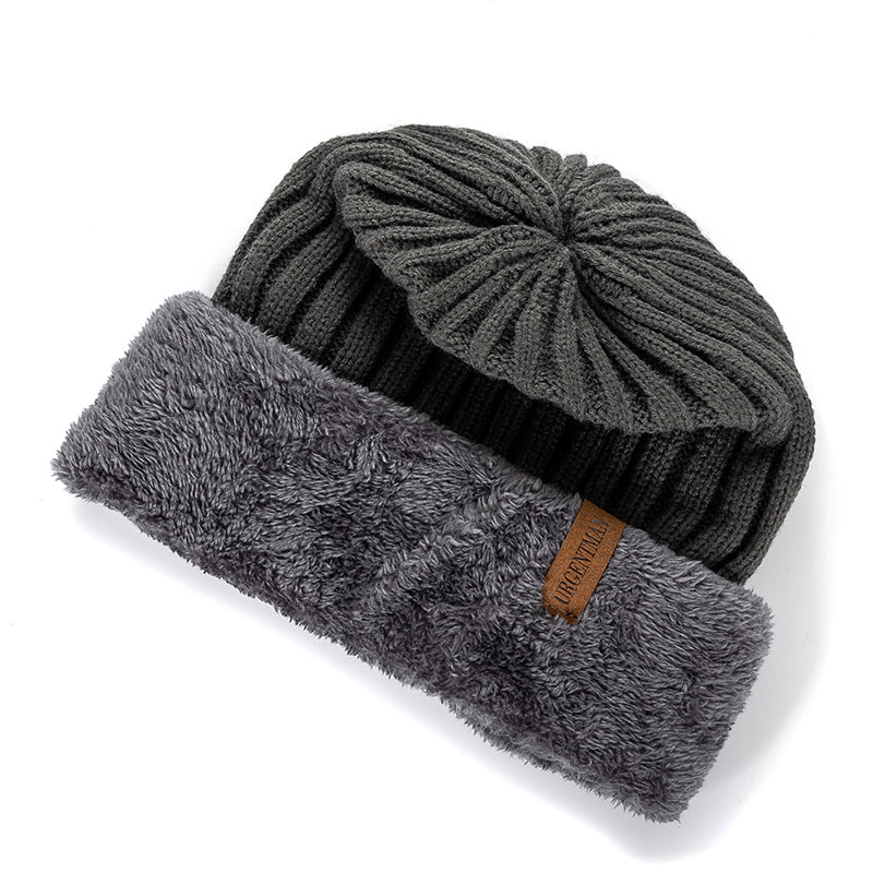 Warm Outdoor Knitted Hat, Stylish Beanie Hats For Men Women, New Unisex Thick Winter Hat Keep