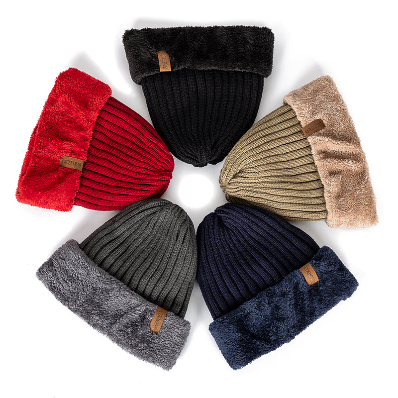 Warm Outdoor Knitted Hat, Stylish Beanie Hats For Men Women, New Unisex Thick Winter Hat Keep