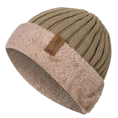 Warm Outdoor Knitted Hat, Stylish Beanie Hats For Men Women, New Unisex Thick Winter Hat Keep