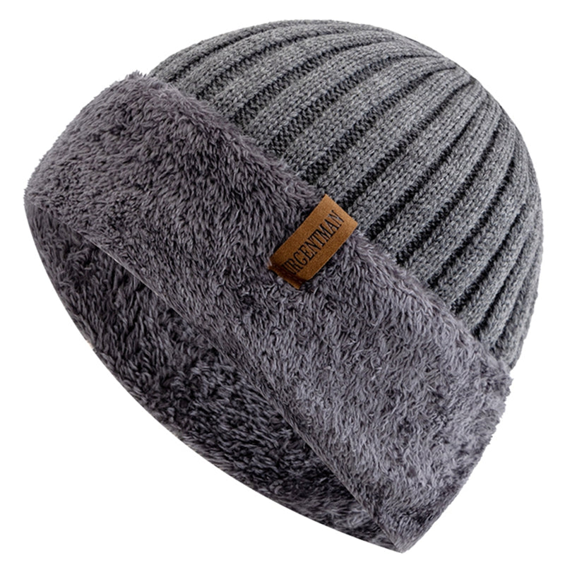 Warm Outdoor Knitted Hat, Stylish Beanie Hats For Men Women, New Unisex Thick Winter Hat Keep