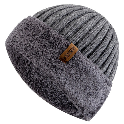 Warm Outdoor Knitted Hat, Stylish Beanie Hats For Men Women, New Unisex Thick Winter Hat Keep