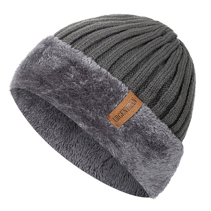 Warm Outdoor Knitted Hat, Stylish Beanie Hats For Men Women, New Unisex Thick Winter Hat Keep