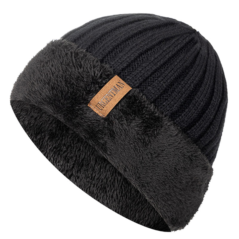 Warm Outdoor Knitted Hat, Stylish Beanie Hats For Men Women, New Unisex Thick Winter Hat Keep