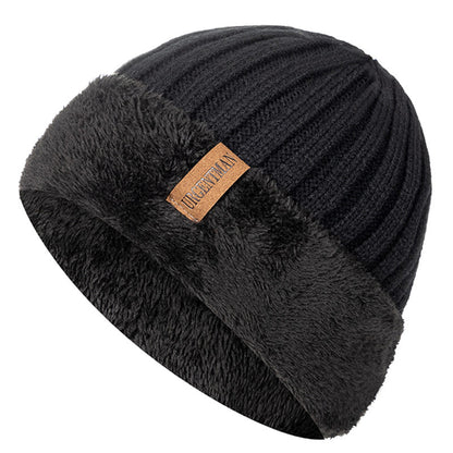 Warm Outdoor Knitted Hat, Stylish Beanie Hats For Men Women, New Unisex Thick Winter Hat Keep