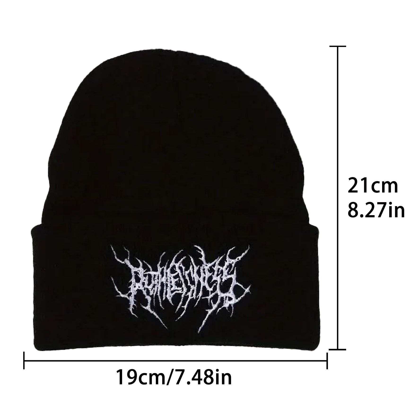 Warm Women Men Winter Beanies Hats Gothic Street Punk Bonnet Acrylic Fashion Skullies Knitted Caps  4