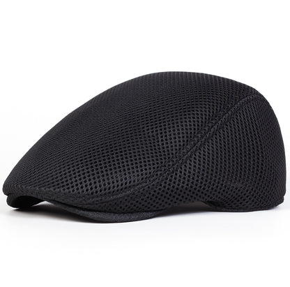 British Painters Hats Spring And Summer Hip Hop Berets Mesh Cap Men Mesh Breathability Newsboy Caps