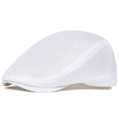 British Painters Hats Spring And Summer Hip Hop Berets Mesh Cap Men Mesh Breathability Newsboy Caps