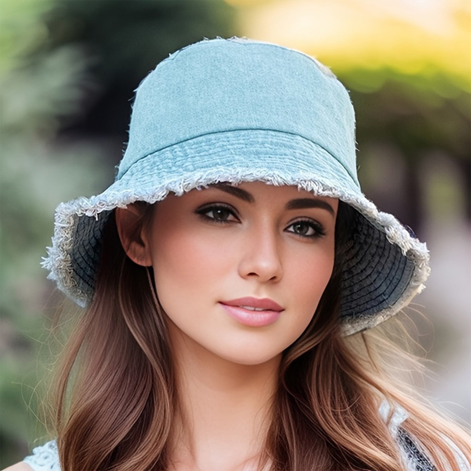 Outdoor Breathable Summer Denim Fisherman Women Sun Hat Trendy Summer Bucket Hat Girls Caps Hats Fo 6