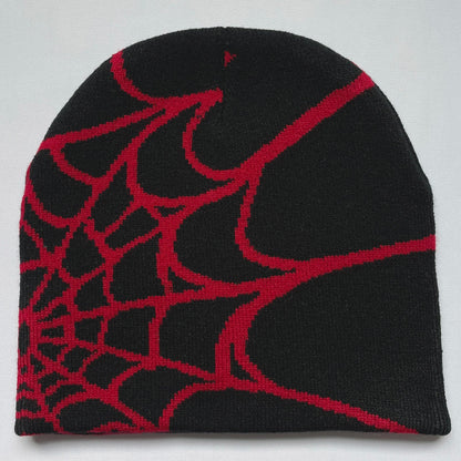 Four Seasons Spider Web Men And Women Universal Knit Hat Outdoor Sports Fashion Hat Riding Style Be 8