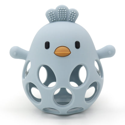 Cartoon Chick Shape Baby Toys, Chewing Training Baby Products, Baby Silicone Teether Toys