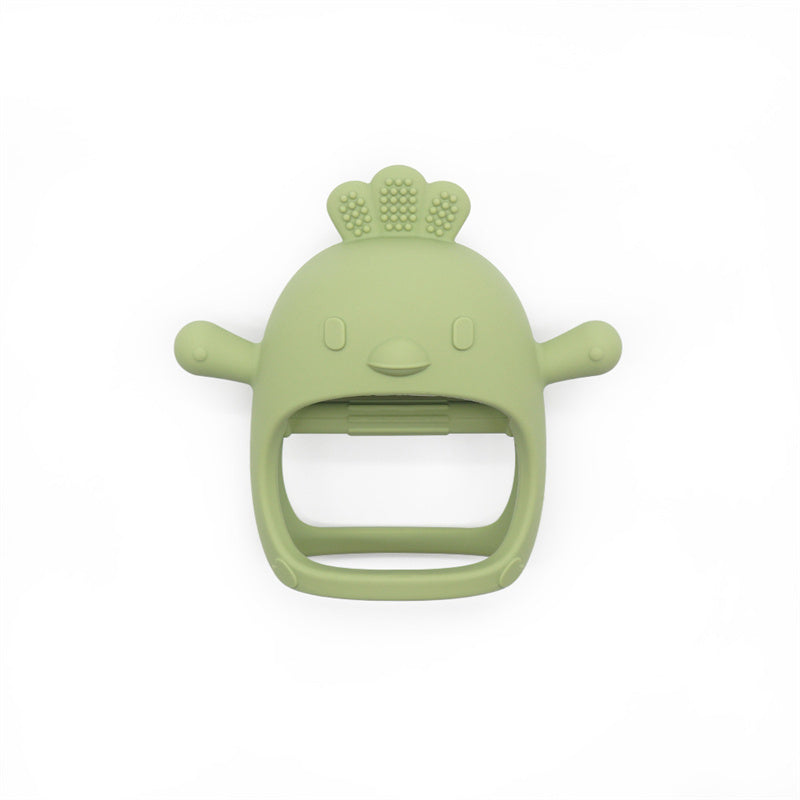 Cartoon Chick Shape Baby Toys, Chewing Training Baby Products, Baby Silicone Teether Toys