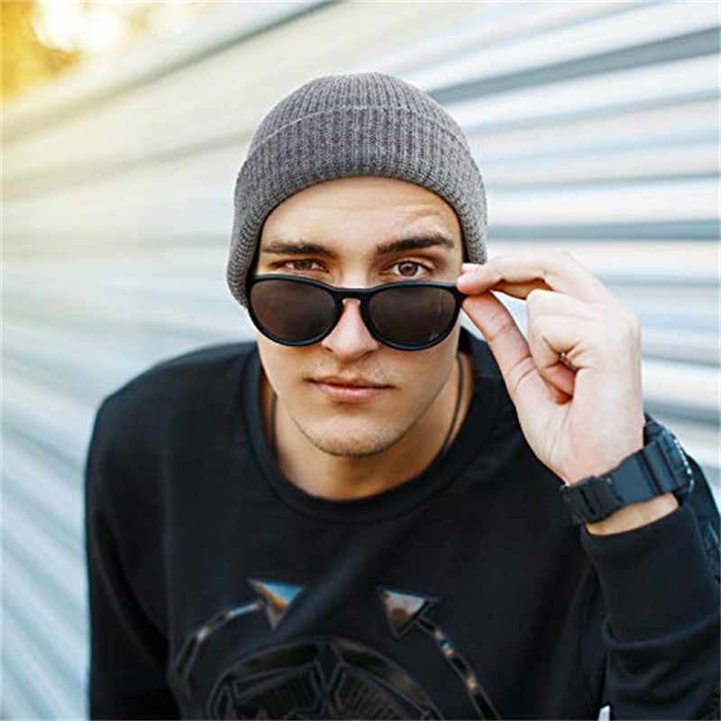 Knit Beanie Hat Acrylic Winter Hats Beanie Hats For Men Women Soft Warm Unisex Cuffed Beanie For Wo 3