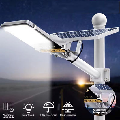 Aluminum High Power Solar Light, Waterproof Outdoor Solar Street Light, Garden Terrace Wall Lamp Street Light For Garage