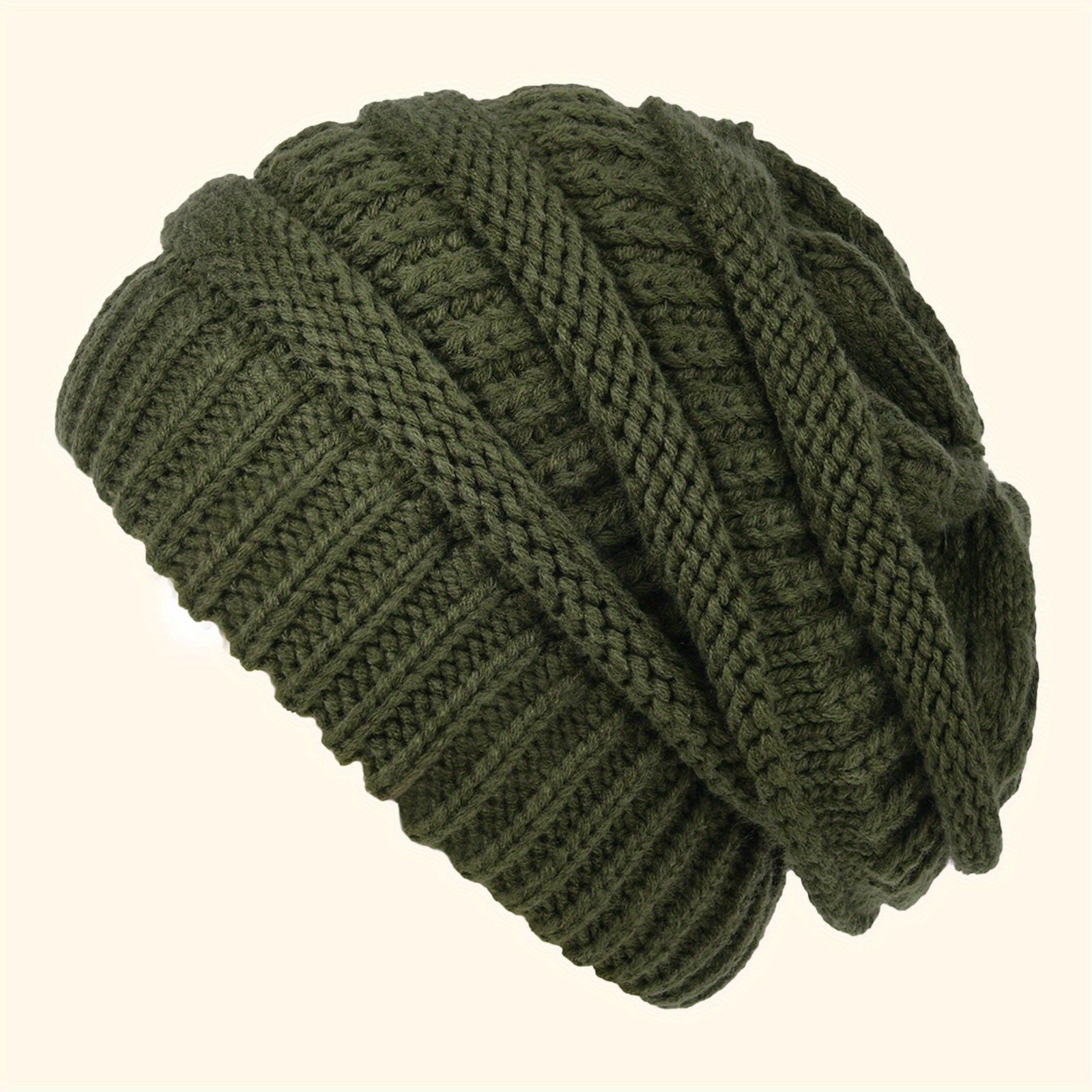 Cozy Knitwear Beanie, Soft Unisex Winter Style, Perfect Cold Weather Gift, Warm Colors