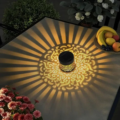 Solar Fence Light With Cut Out Design 5