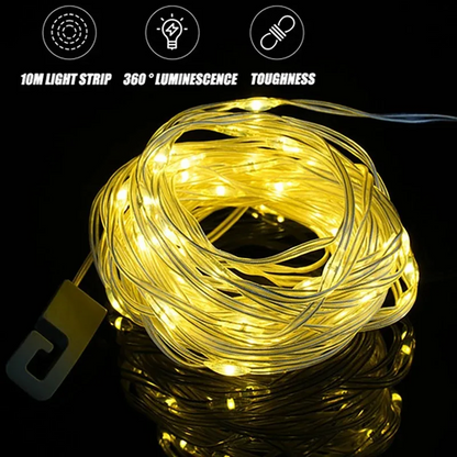 Solar Lights Outdoor Camping Light RGB Atmosphere Light String Light Outdoor Tent LED Flashlight Wi 3