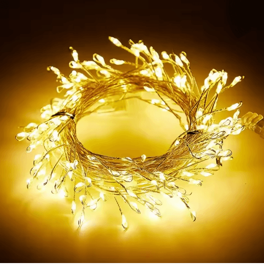 GlowCascade USB Firecracker Fairy String Lights 4