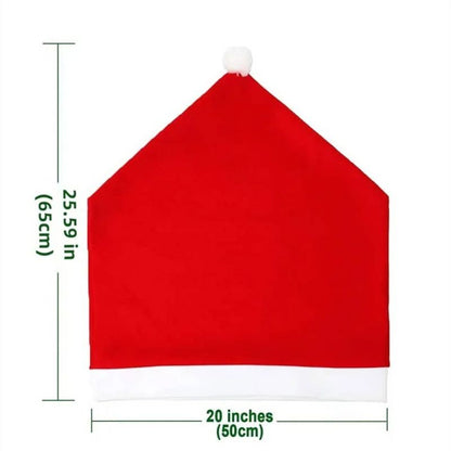 Christmas Chair Covers Festive Holiday Decorations For Home And Party 1