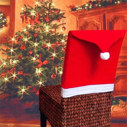 Christmas Chair Covers Festive Holiday Decorations For Home And Party 3