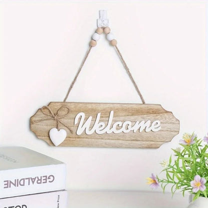 Vintage Welcome Hanging Sign 1