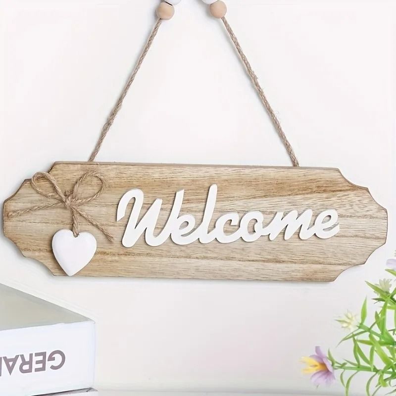 Vintage Welcome Hanging Sign 2