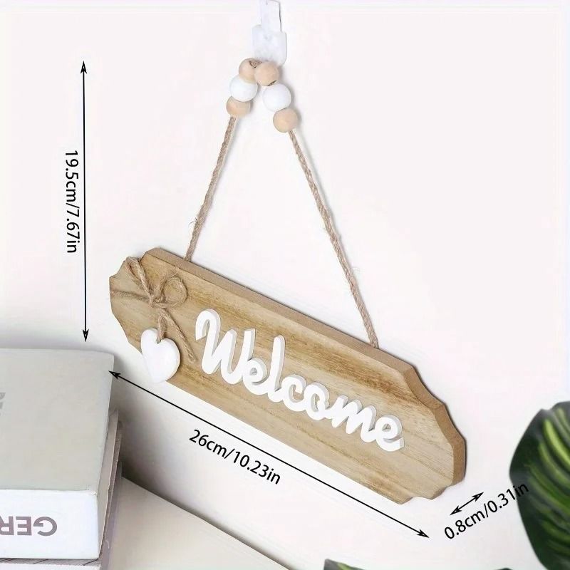 Vintage Welcome Hanging Sign 4