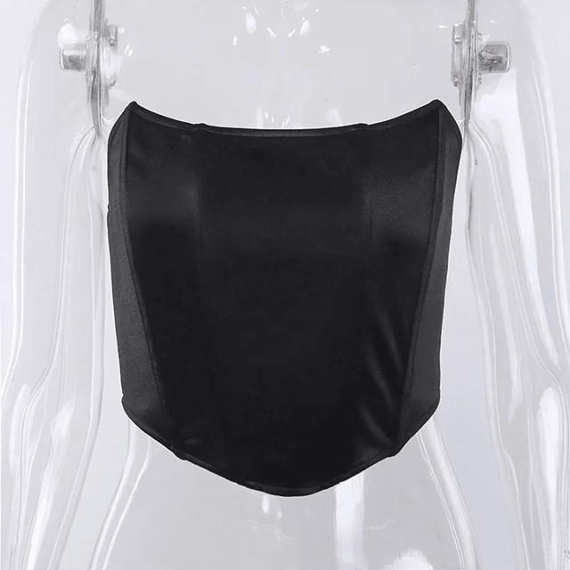 SculptFit Off Shoulder Corset Crop Top 2