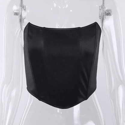 SculptFit Off Shoulder Corset Crop Top 2