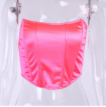 SculptFit Off Shoulder Corset Crop Top 3