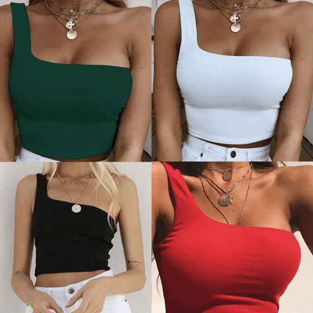 SummerFlex One Shoulder Crop Top 1