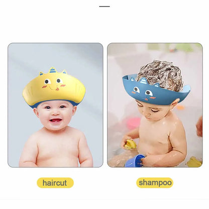 Soft Adjustable Baby Shampoo Cap Waterproof Children Shower Shampoos Hat Ear And Eye Safe Protectio 2