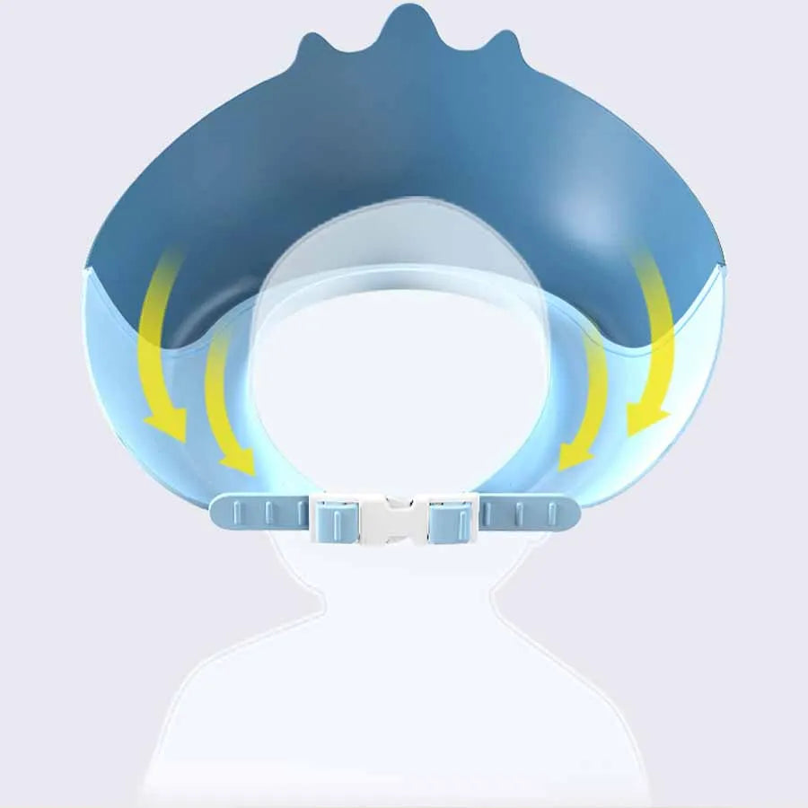 Soft Adjustable Baby Shampoo Cap Waterproof Children Shower Shampoos Hat Ear And Eye Safe Protectio 3