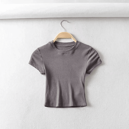SummerFit Slim Crop T Shirt For Women 2