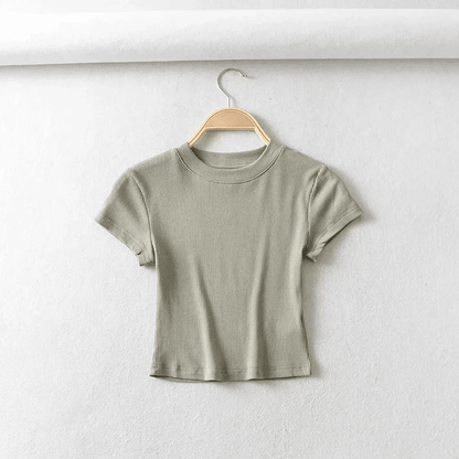 SummerFit Slim Crop T Shirt For Women 4