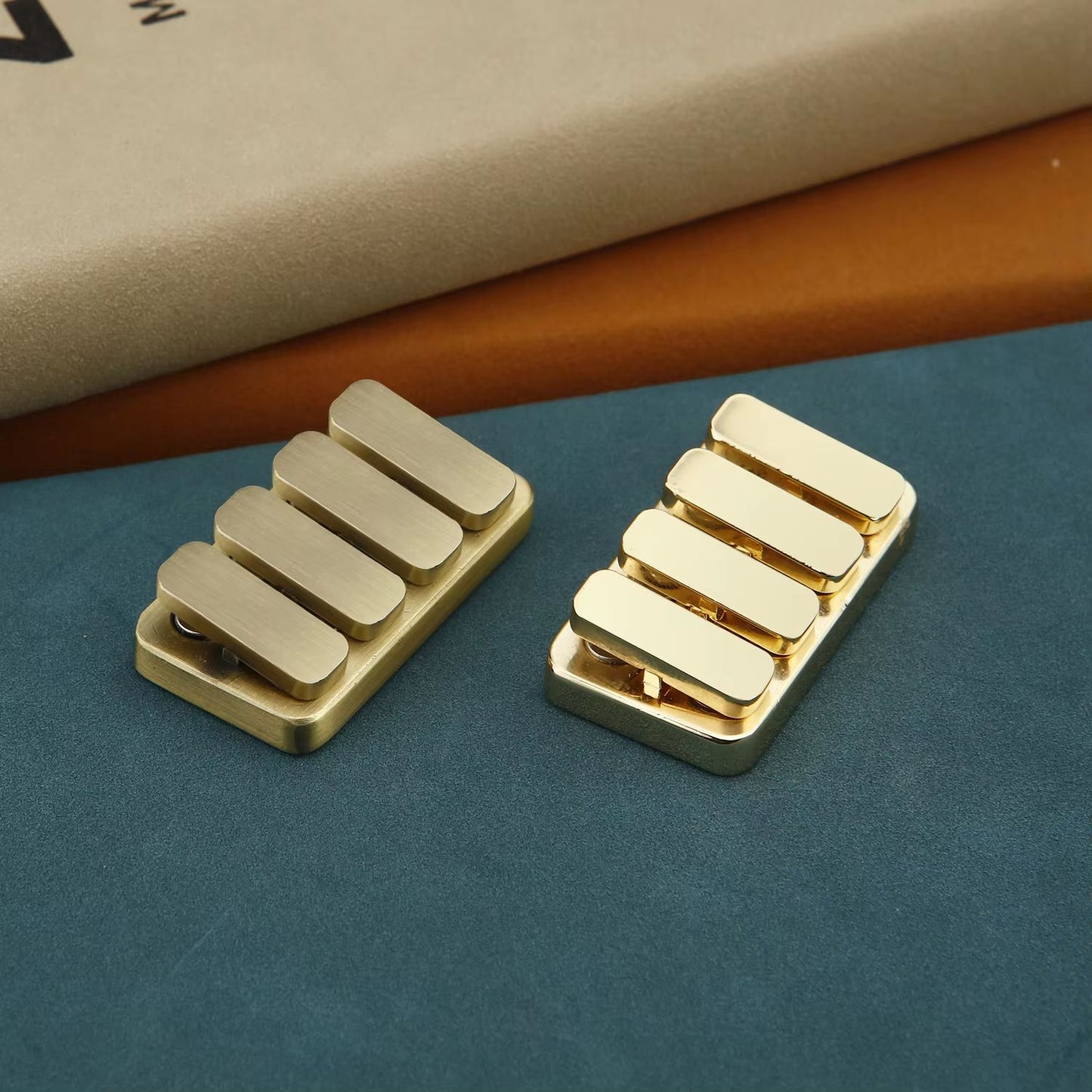Magnetic Metal Fidget Slider Push Card  Premium EDC Desk Toy 1
