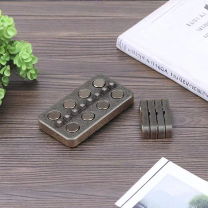 Magnetic Metal Fidget Slider Push Card  Premium EDC Desk Toy 5