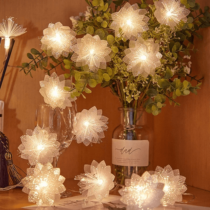 AuroraGlow Fiber Optic Fairy Light Garland 1
