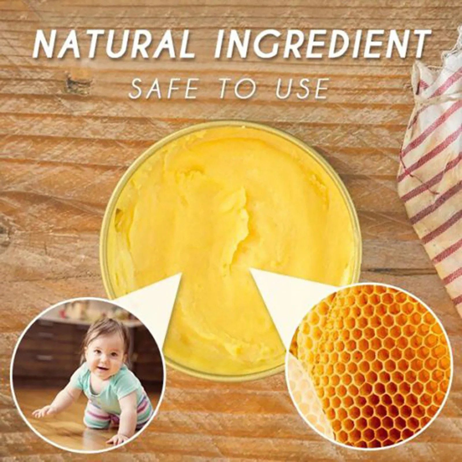 Natural Thrive Wood Furniture Wax Premium Beeswax Furniture Polish  Complete Wood Care Solution 7