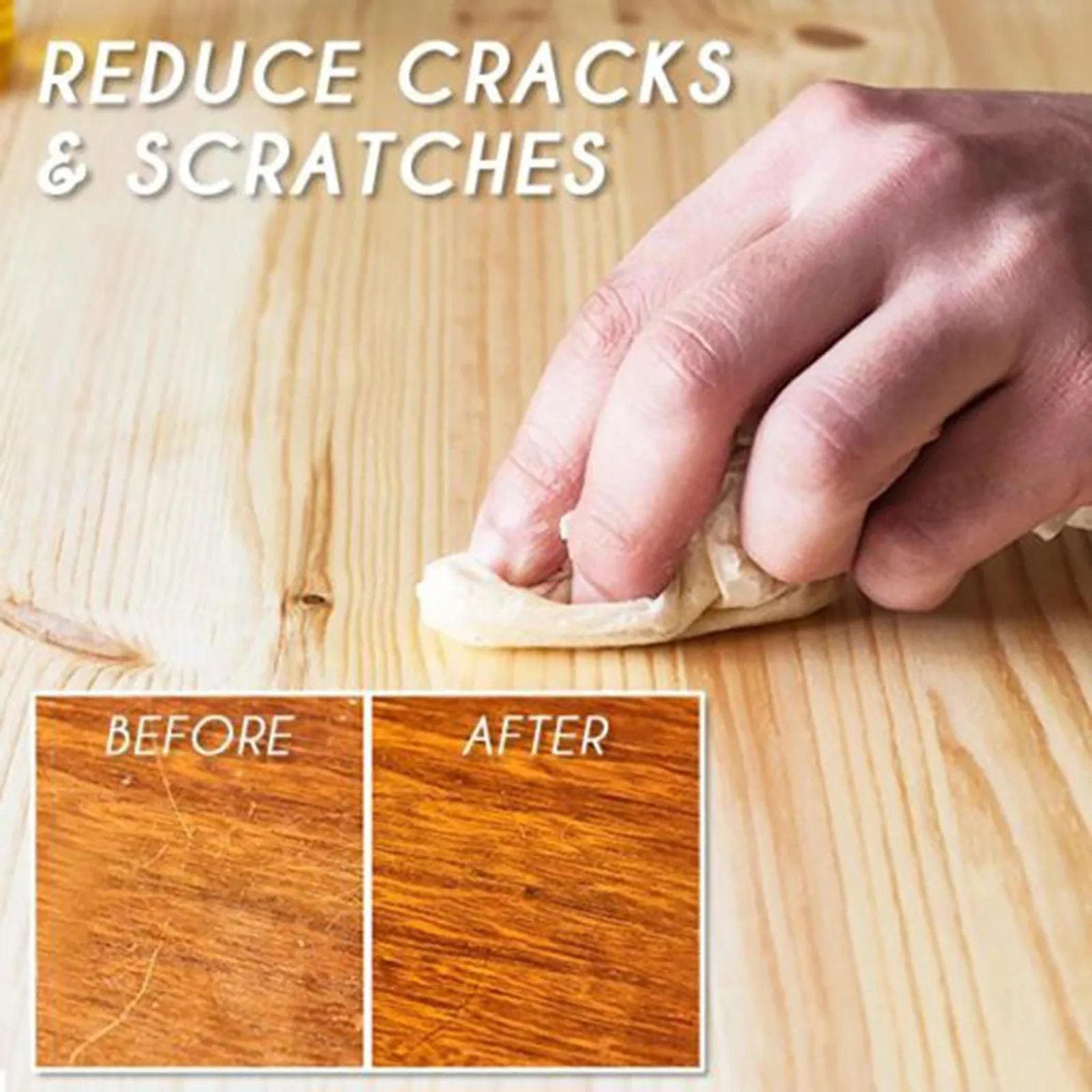 Natural Thrive Wood Furniture Wax Premium Beeswax Furniture Polish  Complete Wood Care Solution 9