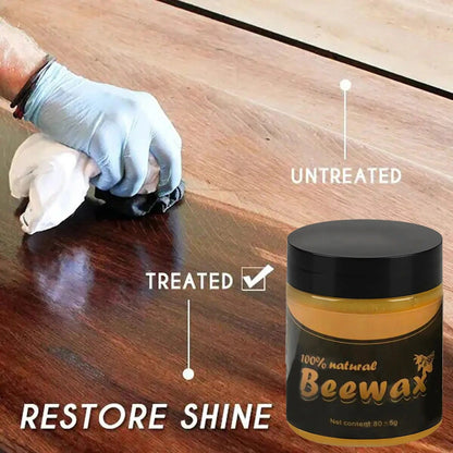 Natural Thrive Wood Furniture Wax Premium Beeswax Furniture Polish  Complete Wood Care Solution 4