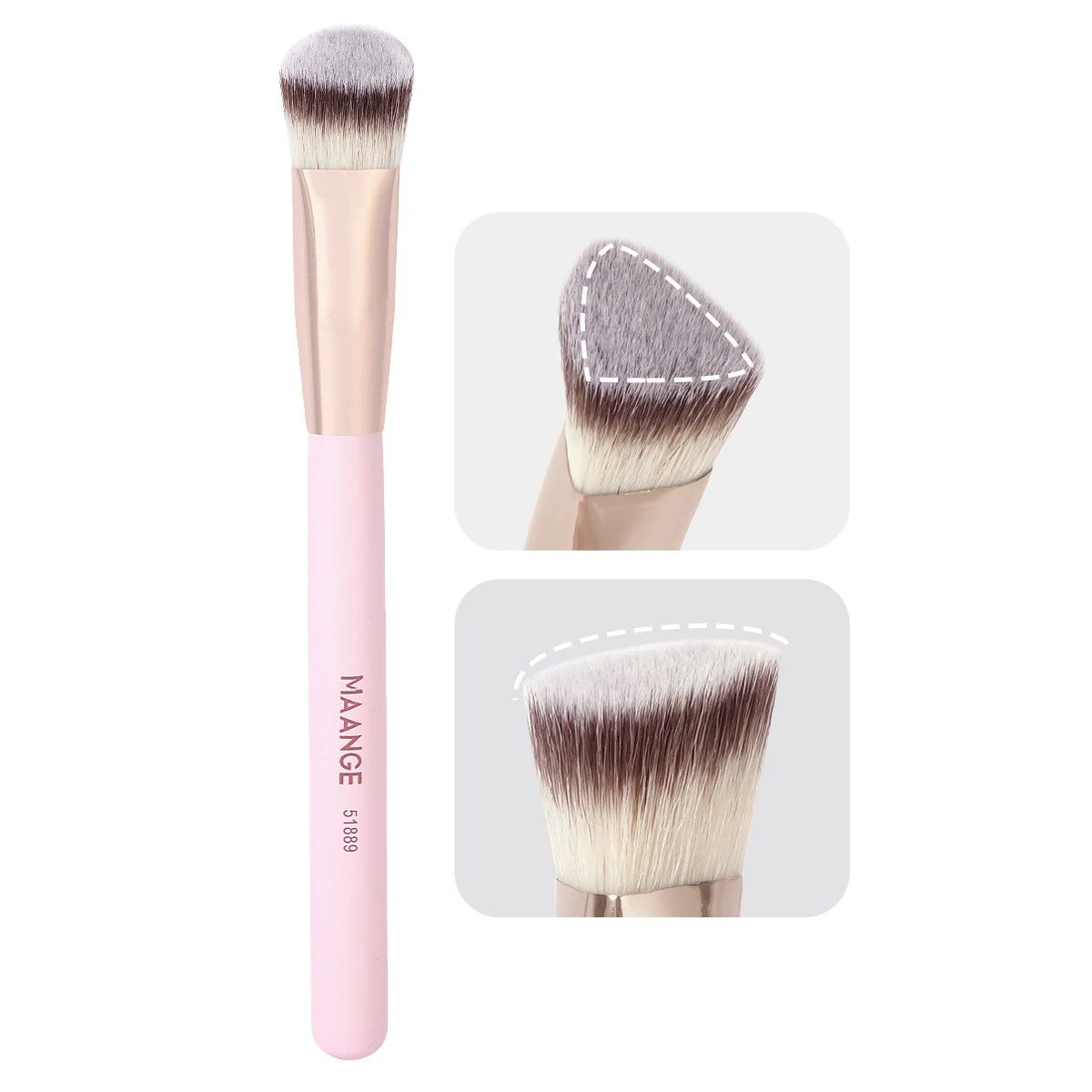 MAANGE Precision Triangle UnderEye Concealer  Foundation Brush 2